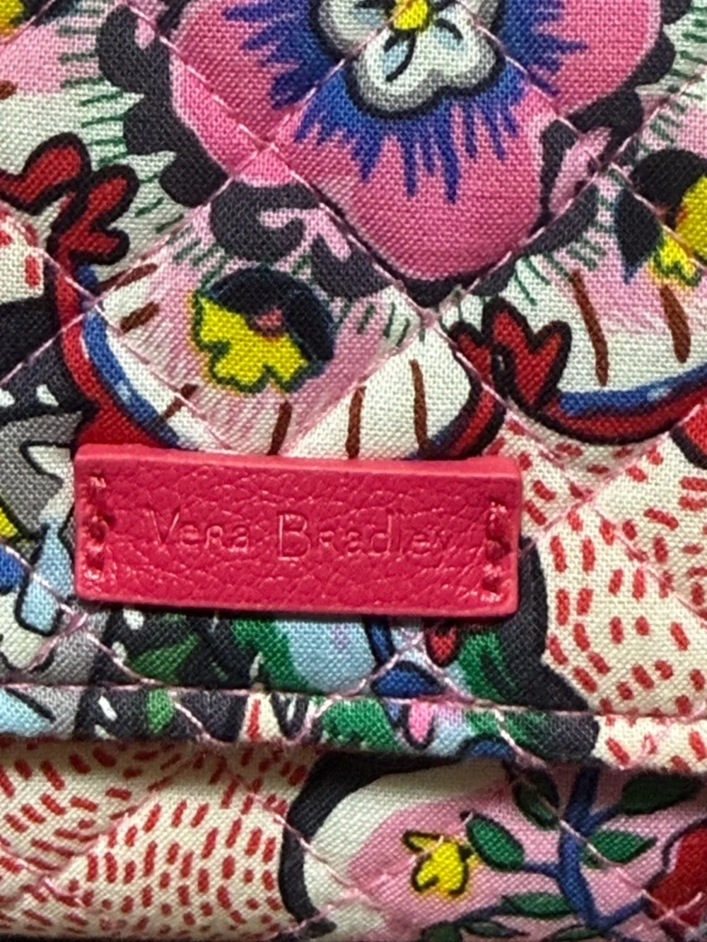Vera Bradley ‘Stitched Flowers’ RFID Quilted Wallet - Picture 2 of 9
